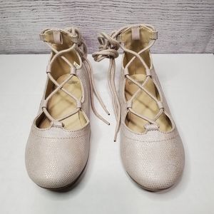 Gymboree Girls Beige Shoes Size 12